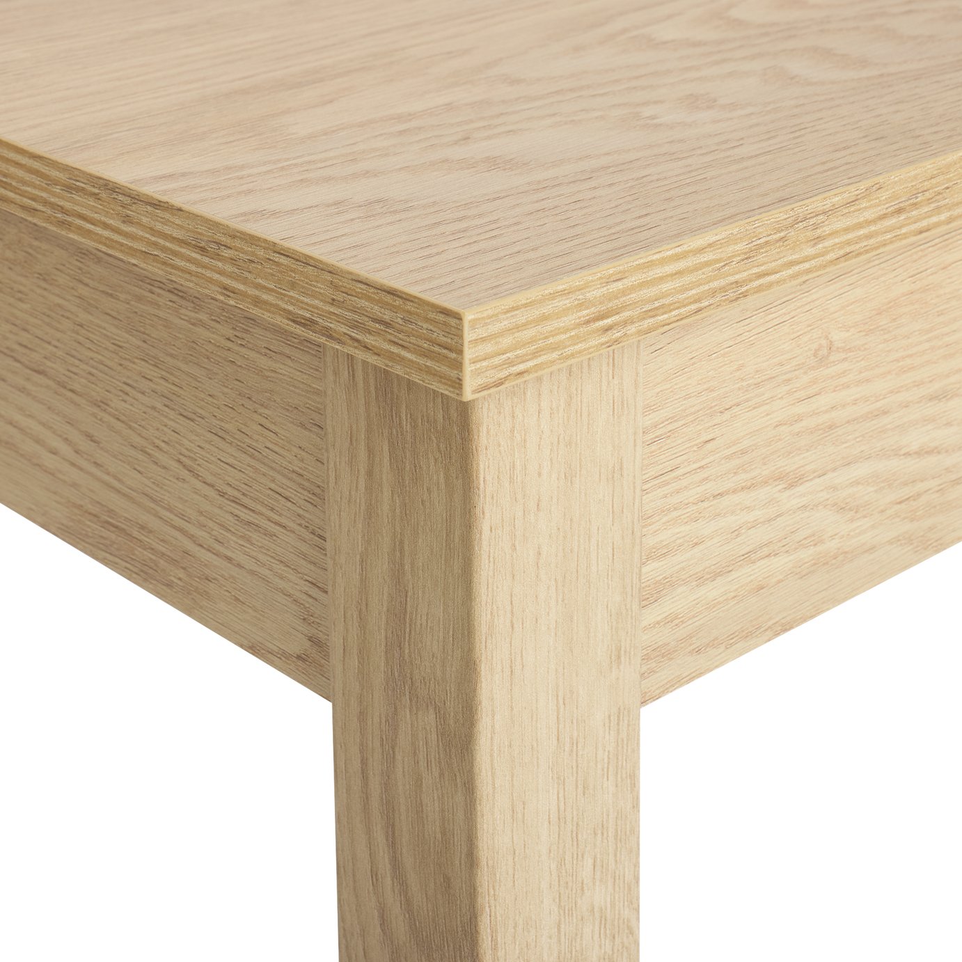 Argos Home Sendi Extend Wood 2 - 4 Seater Dining Table - Natural