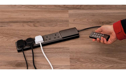 Eagle 5-Gang 2M Surge Protected Extension with Remote