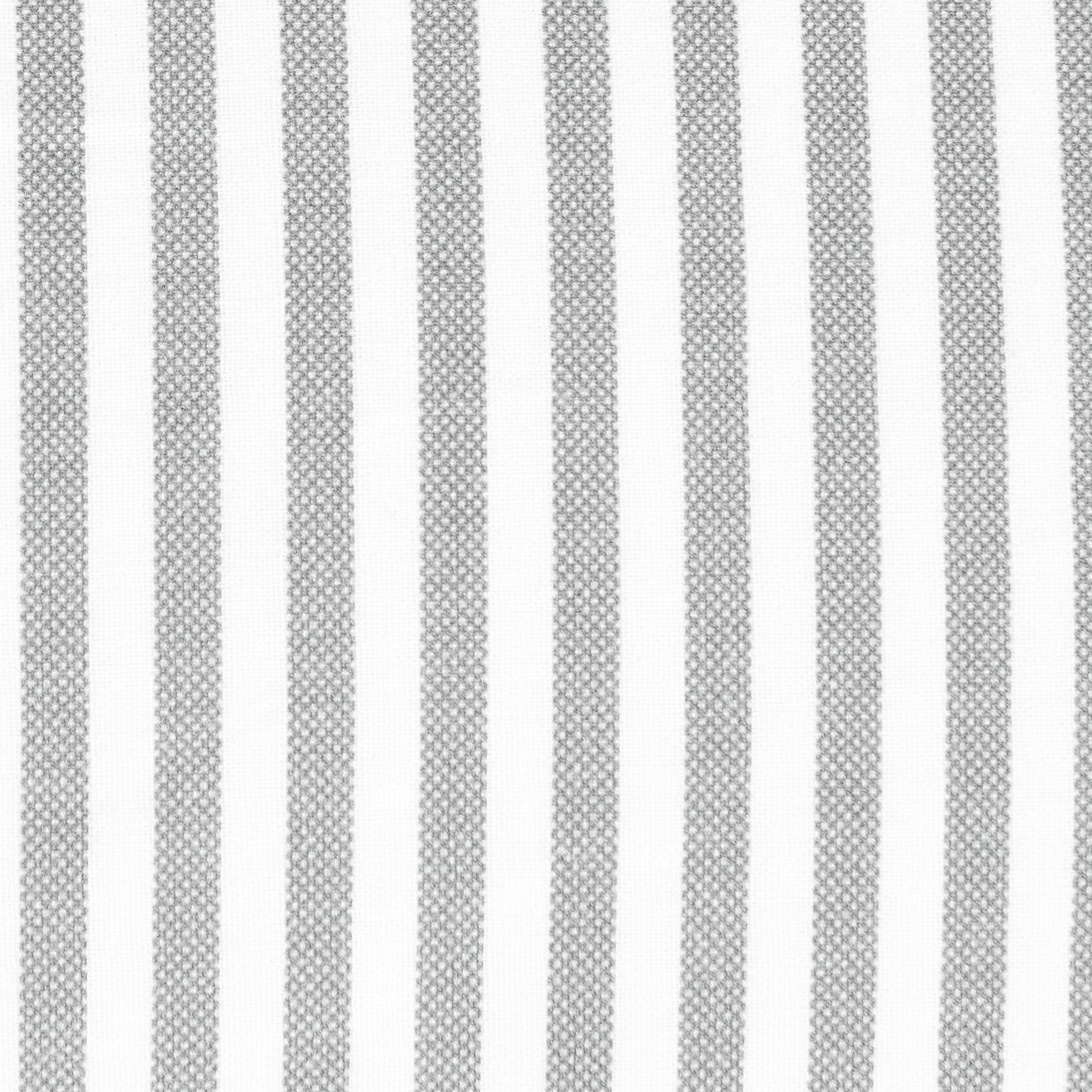 Habitat Cotton Oxford Edge Stripe Grey Bedding Set - Single