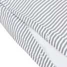 Habitat Cotton Oxford Edge Stripe Grey Bedding Set - Single