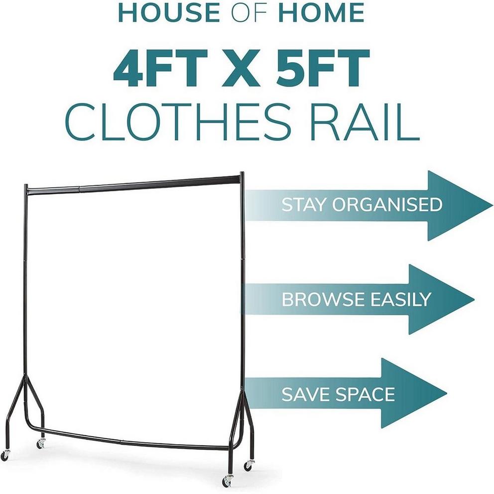House of Home Extra Heavy Duty 4FT Long x 5FT Clothes