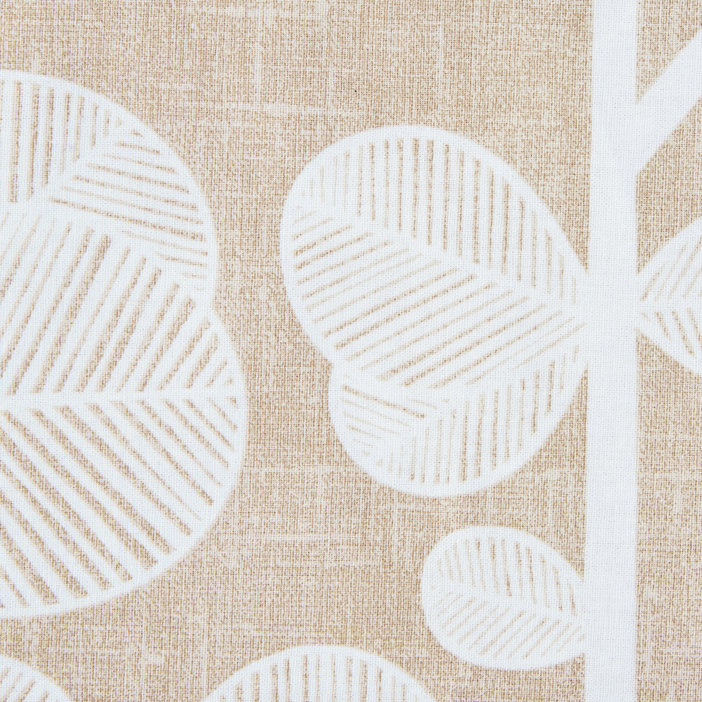 Habitat Cotton Textured Stem Leaf Beige Bedding Set - Single