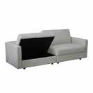 Aspire Vault 2 Seater Storage Sofa Bed - Grey