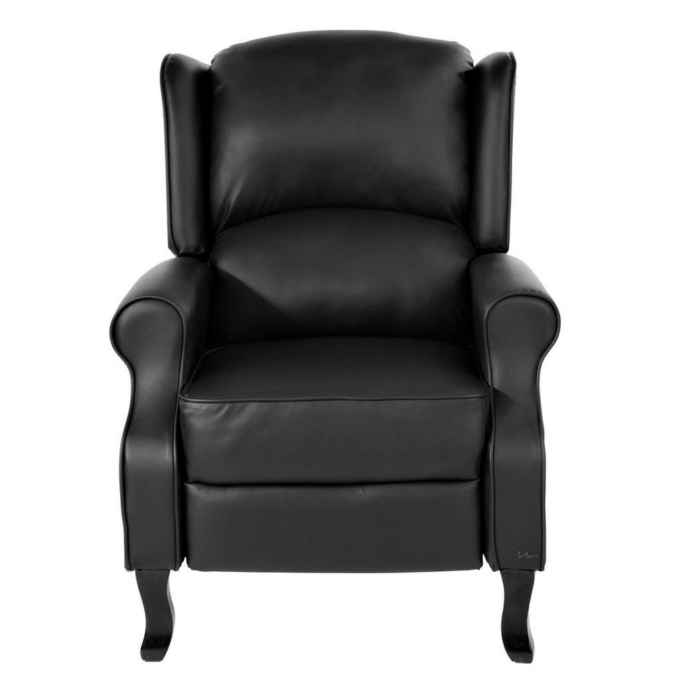 Classic Faux Leather Recliner Chair