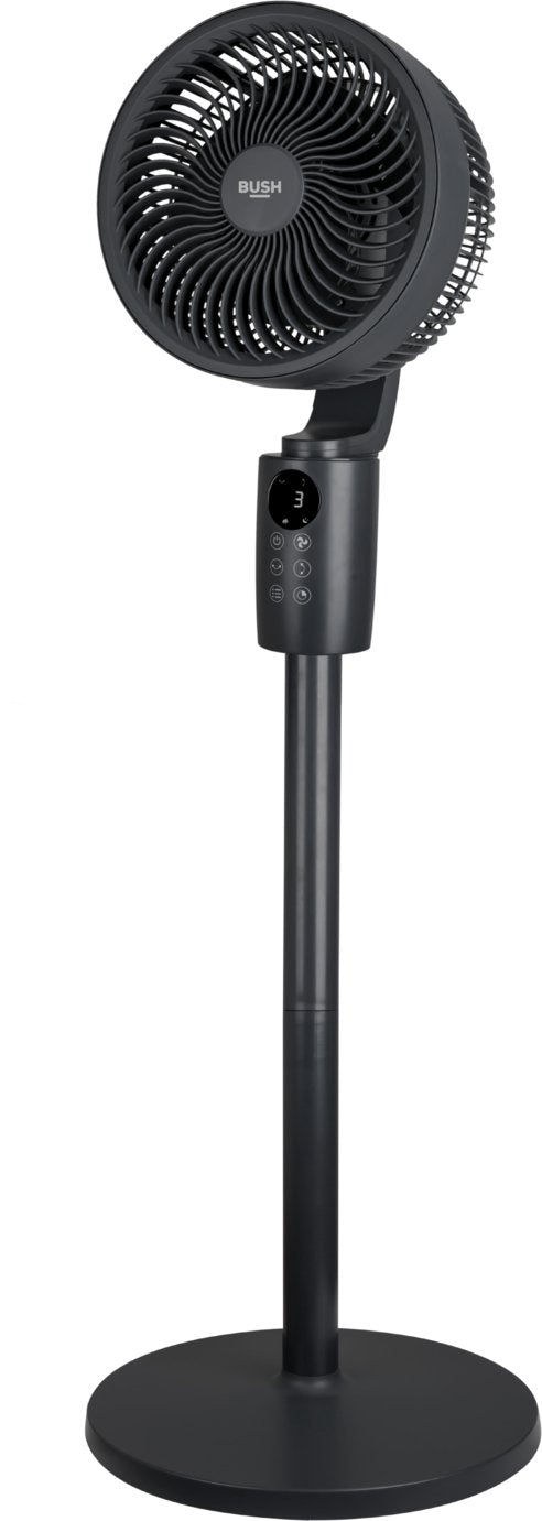 Bush 3D Oscillation Black Pedestal Fan - 8 Inch