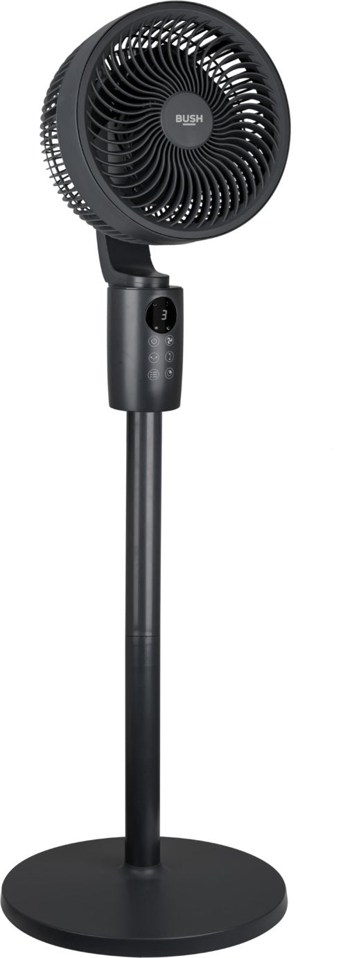 Bush 3D Oscillation Black Pedestal Fan - 8 Inch