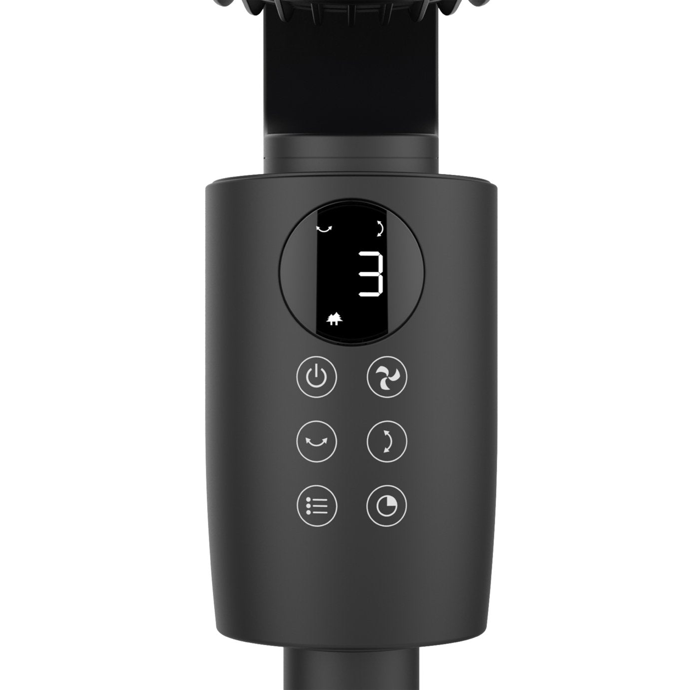 Bush 3D Oscillation Black Pedestal Fan - 8 Inch