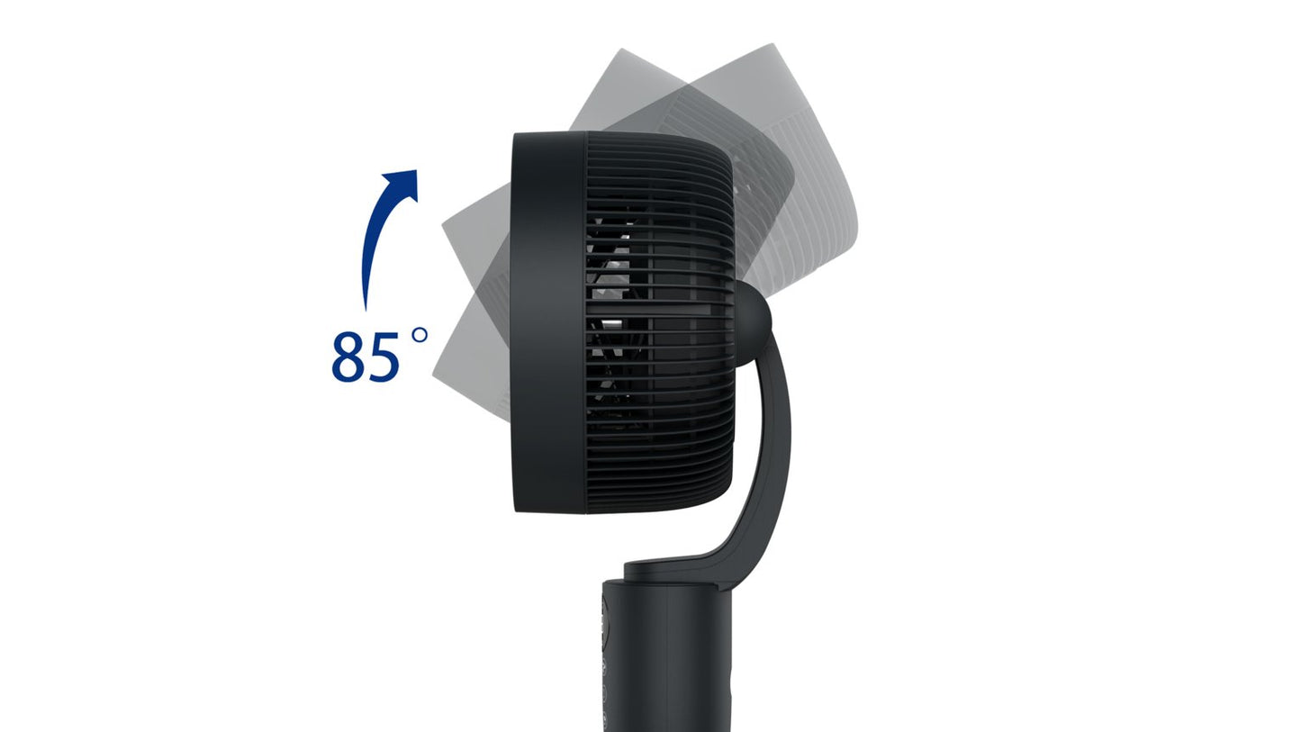 Bush 3D Oscillation Black Pedestal Fan - 8 Inch