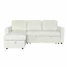 Aspire Nexis Left Hand Storage Chaise Sofa Bed- Natural