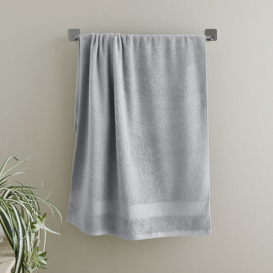 Catherine Lansfield Anti Bacterial Bath Sheet - Silver