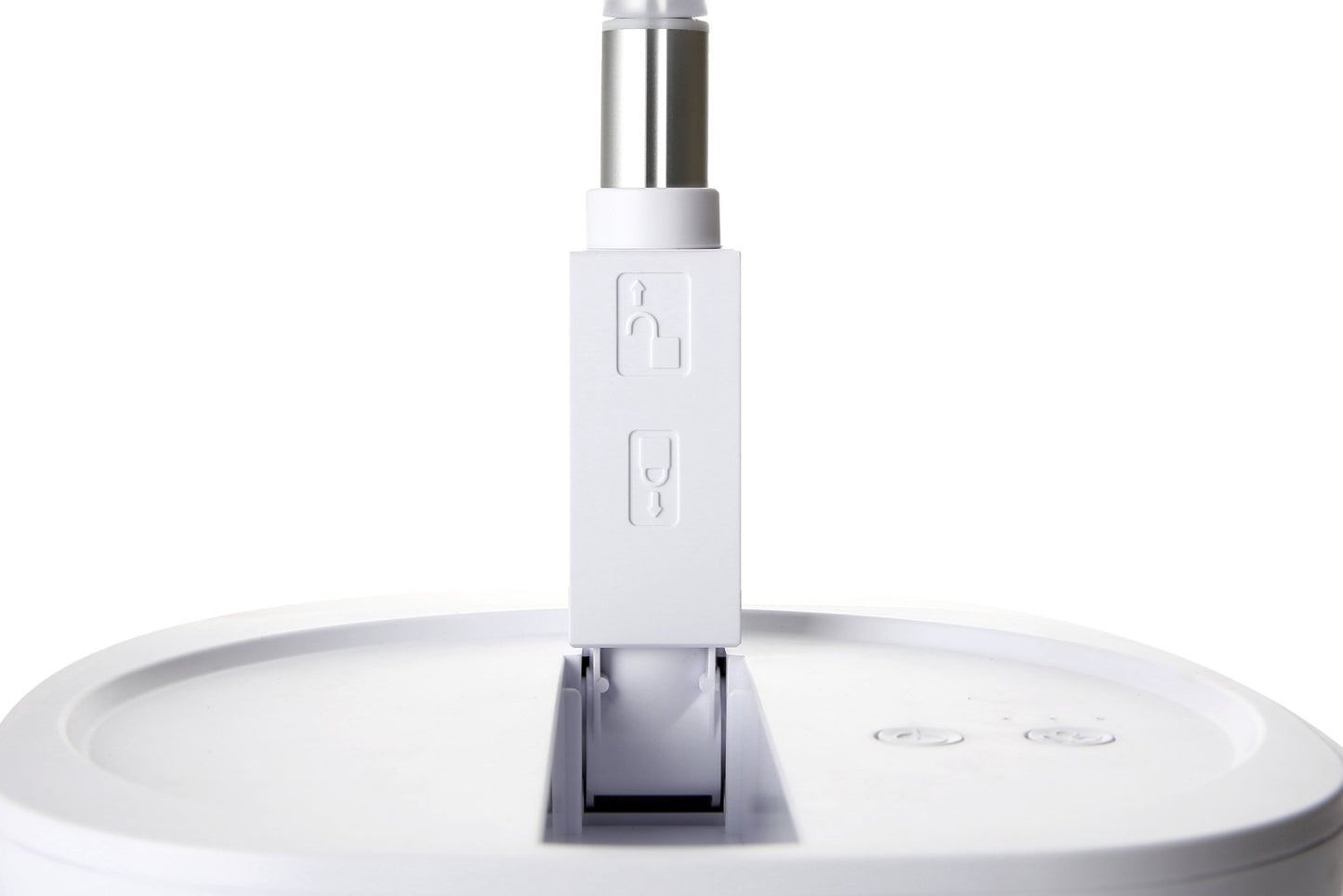 Bush Rechargeable and Foldable White Pedestal Fan - 8 Inch