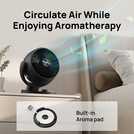 Dreo TurboPoly CF419 Black Air Circulator Desk Fan