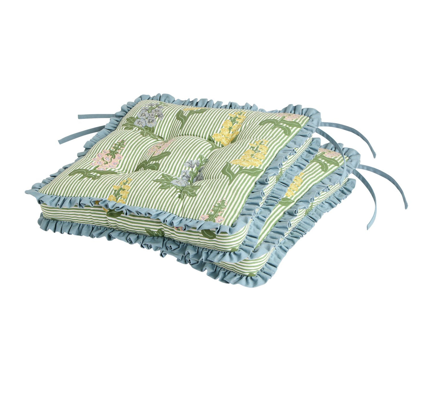 Argos Home Summer Fair Green Cushion Pads 2 Pack - 40x40cm