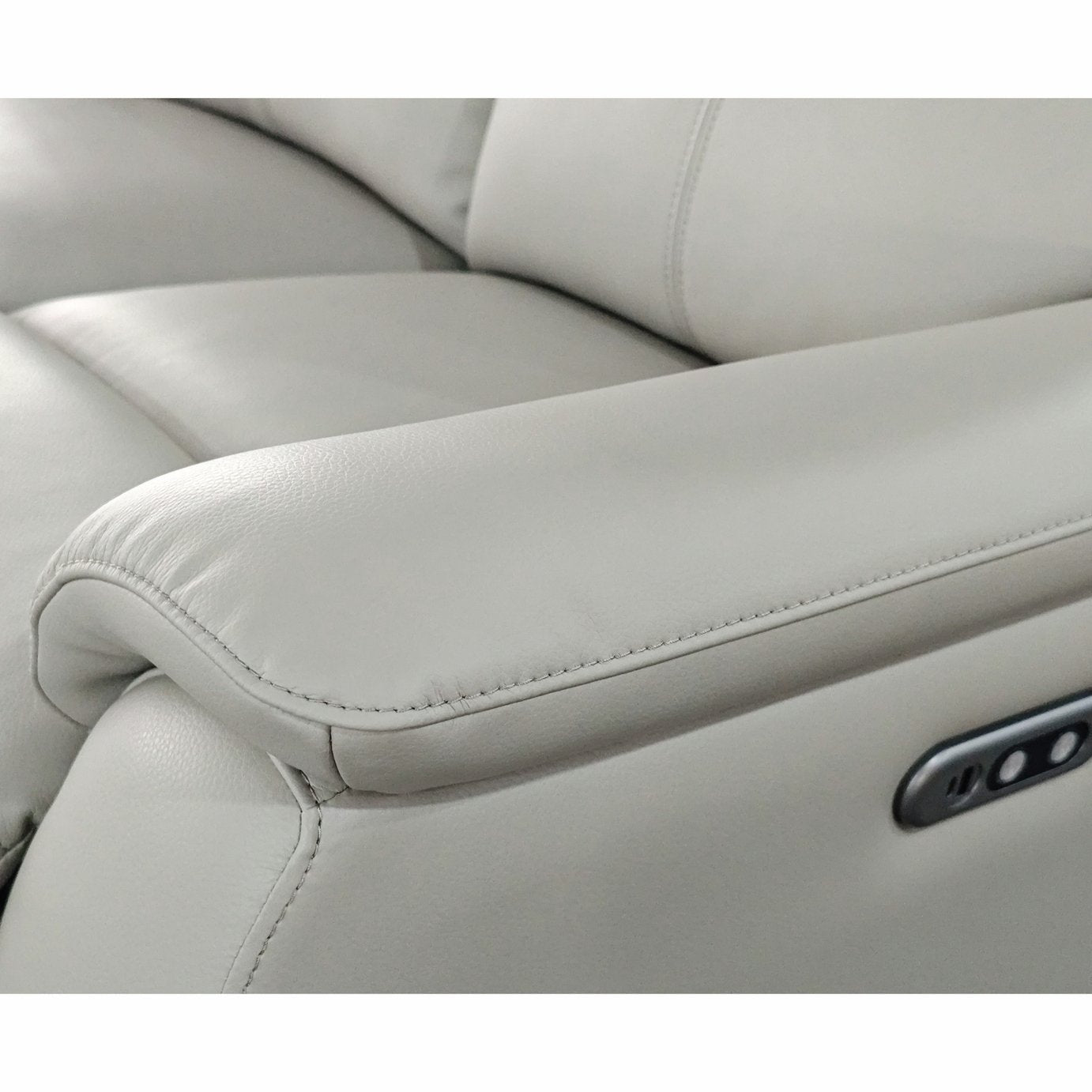 Aspire Kingsmere 2 Seater Power Recliner Sofa - Pewter