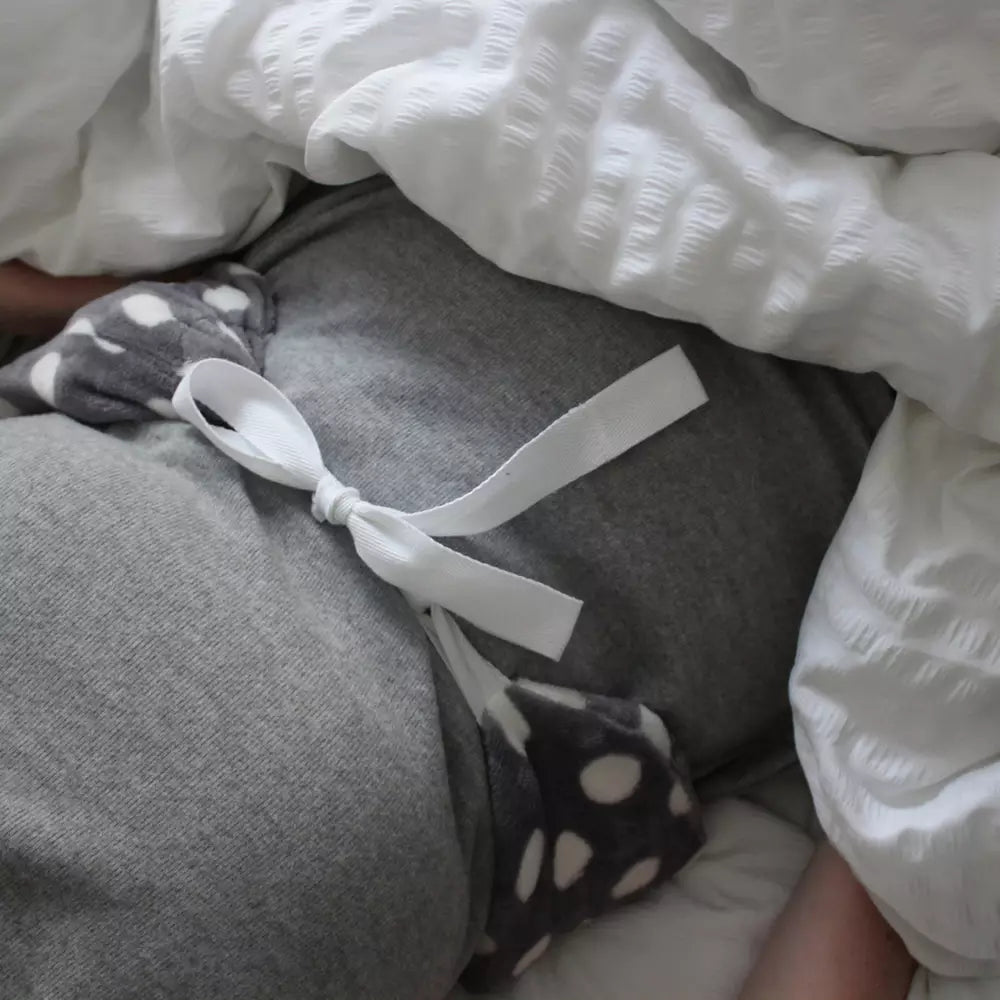 The Body Hot Water Bottle By YUYU – Grey Polka