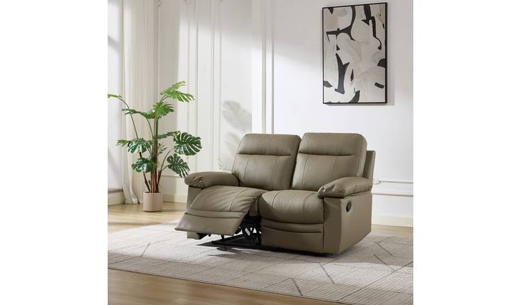 Argos Home New Paolo 2 Seater Manual Recliner Sofa - Grey