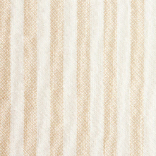 Habitat Oxford Stripe Print Neutral Fitted Sheet - Single