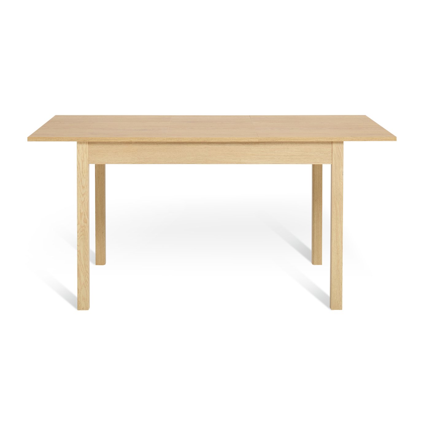Argos Home Sendi Extend Wood Effect 6-8 Dining Table - Natural