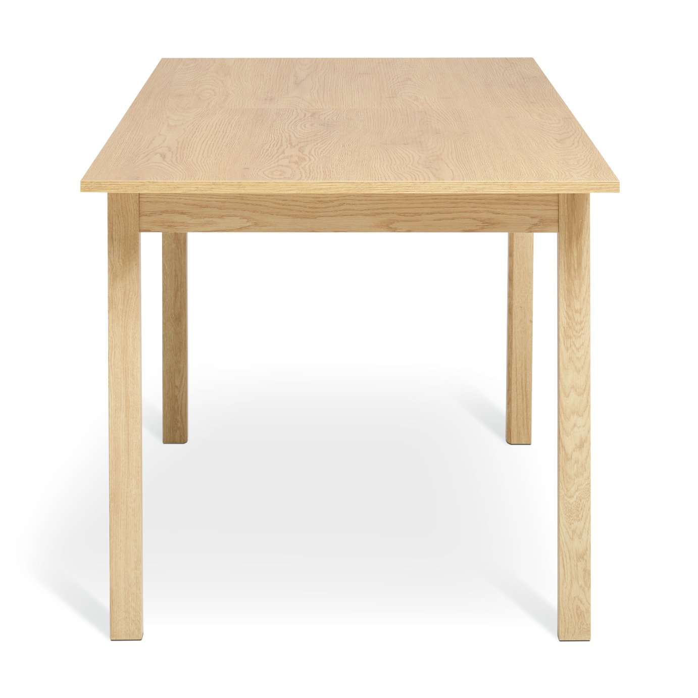 Argos Home Sendi Extend Wood Effect 6-8 Dining Table - Natural