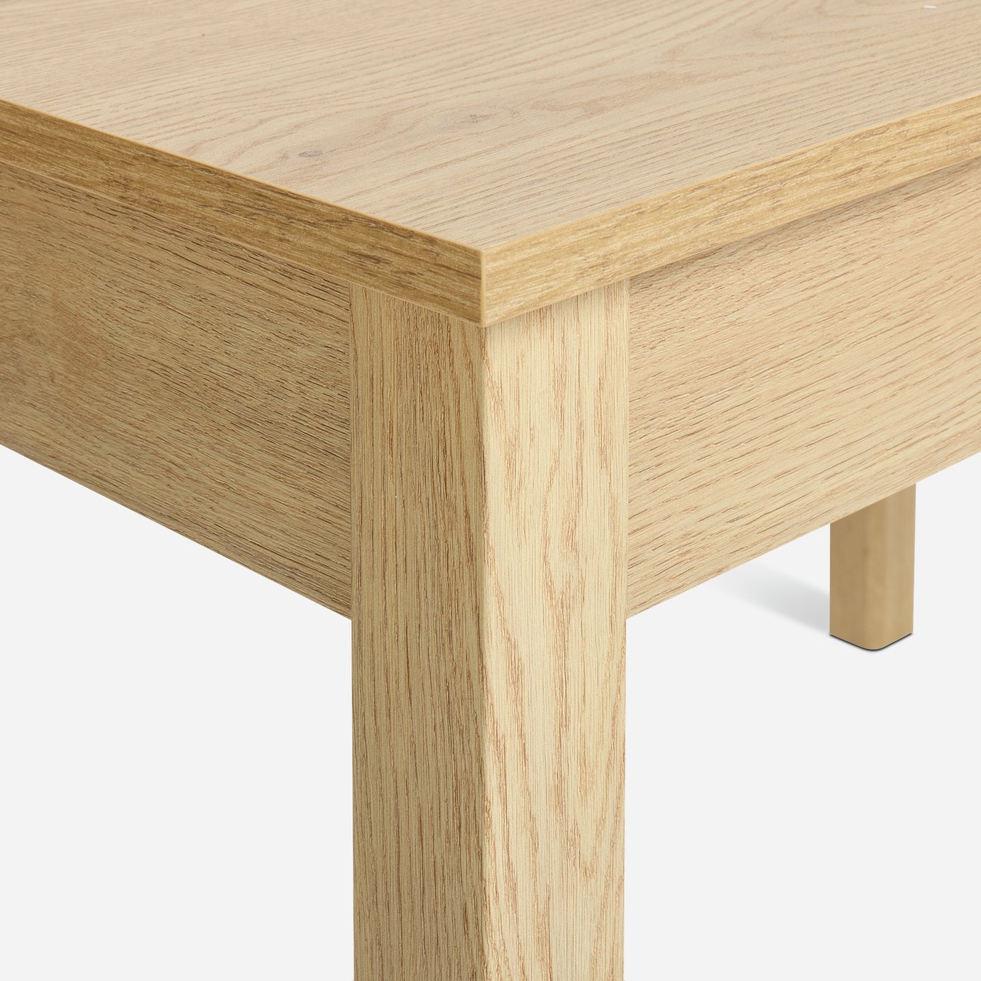 Argos Home Sendi Extend Wood Effect 6-8 Dining Table - Natural