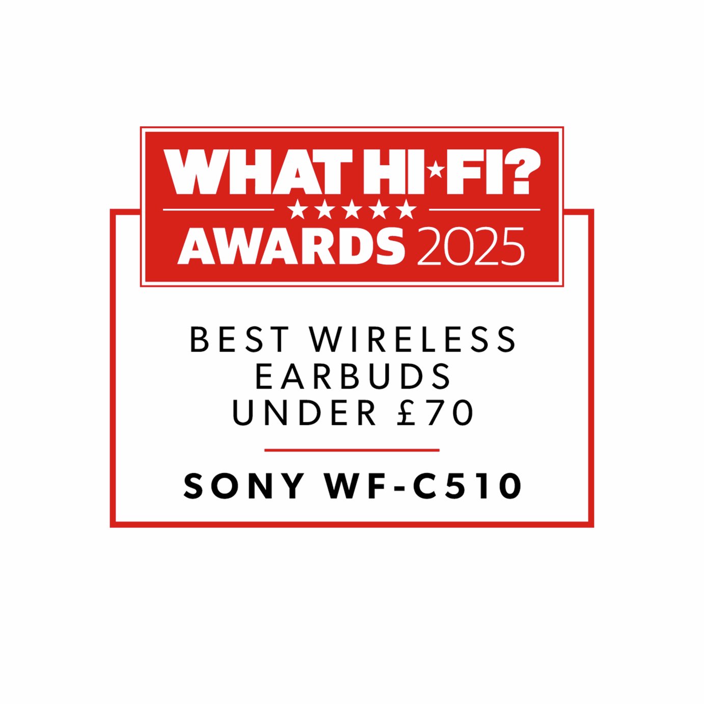 Sony WF-C510 True Wireless Earbuds - Yellow