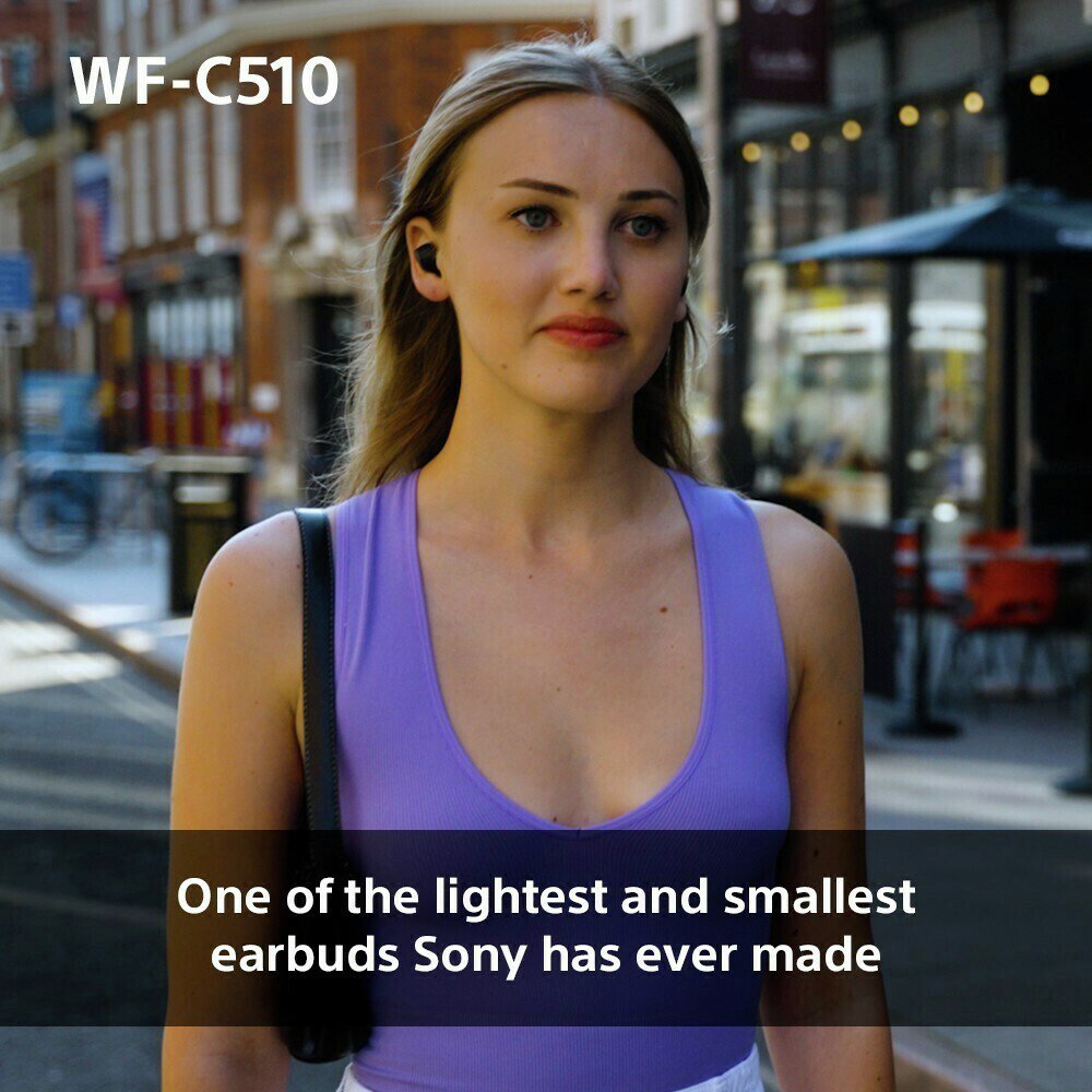 Sony WF-C510 True Wireless Earbuds - Yellow