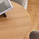 Furniture To Go Soli 4 Seater Round Dining Table - Natural