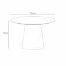Furniture To Go Soli 4 Seater Round Dining Table - Natural