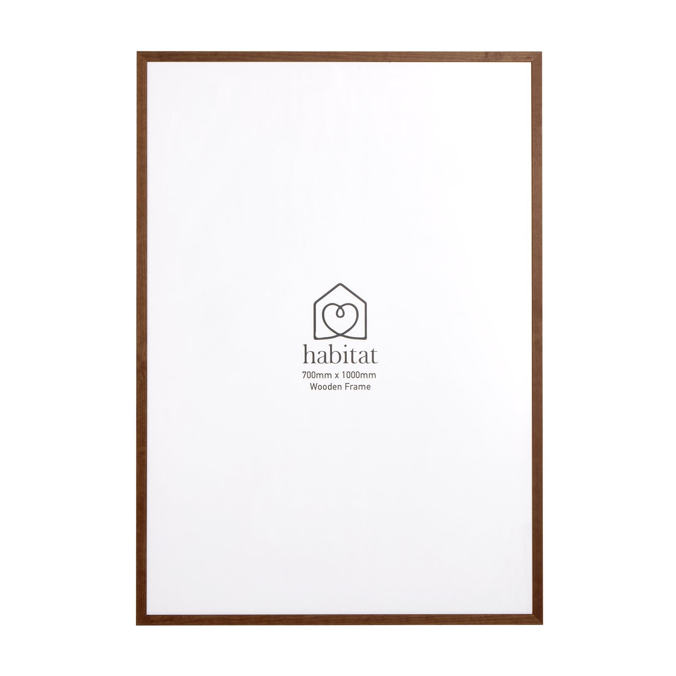 Habitat Walnut Ontario Picture Frame - 70x100cm