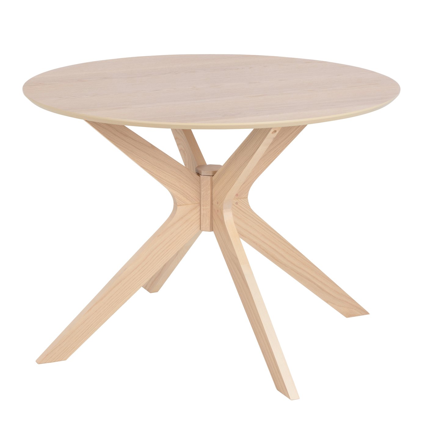 Furniture To Go Duncan 4 Seater Round Dining Table - Natural