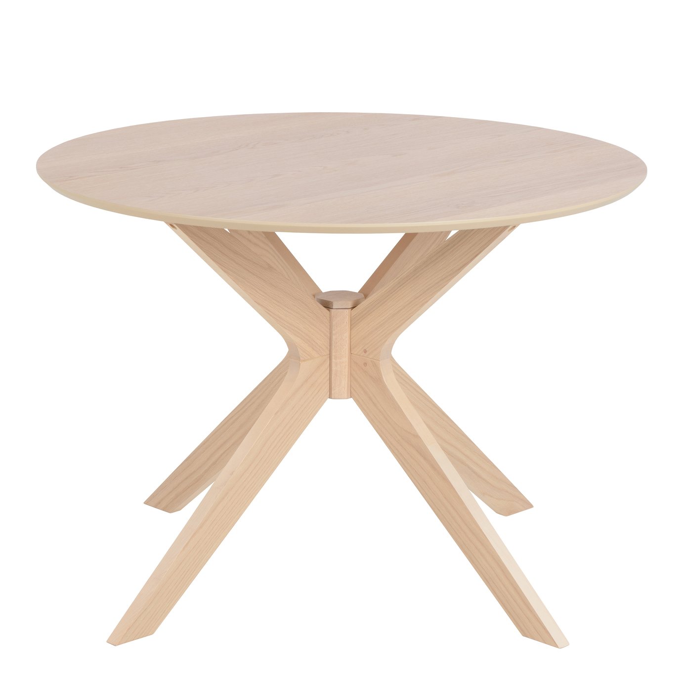 Furniture To Go Duncan 4 Seater Round Dining Table - Natural