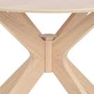 Furniture To Go Duncan 4 Seater Round Dining Table - Natural