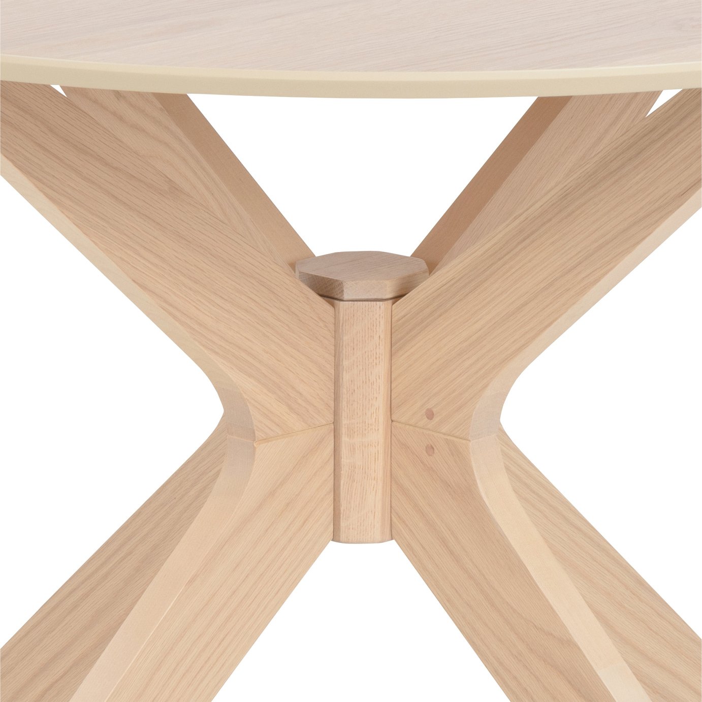 Furniture To Go Duncan 4 Seater Round Dining Table - Natural