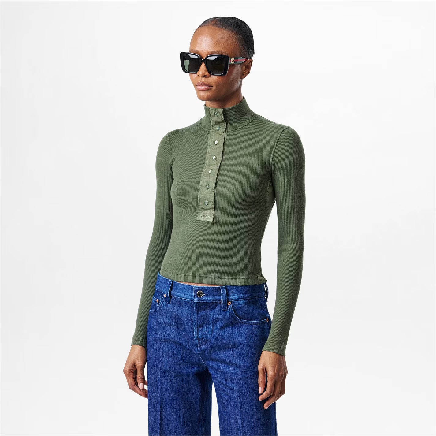 GUCCI Rib Long Sleeve T-Shirt