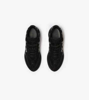 Nylon, Suede and Leather Eclipse Sneakers