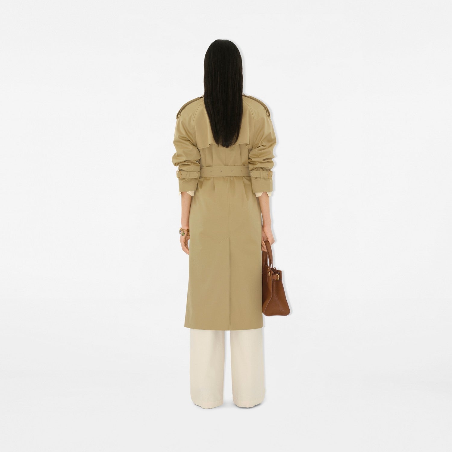 Long Check Collar Castleford Trench Coat