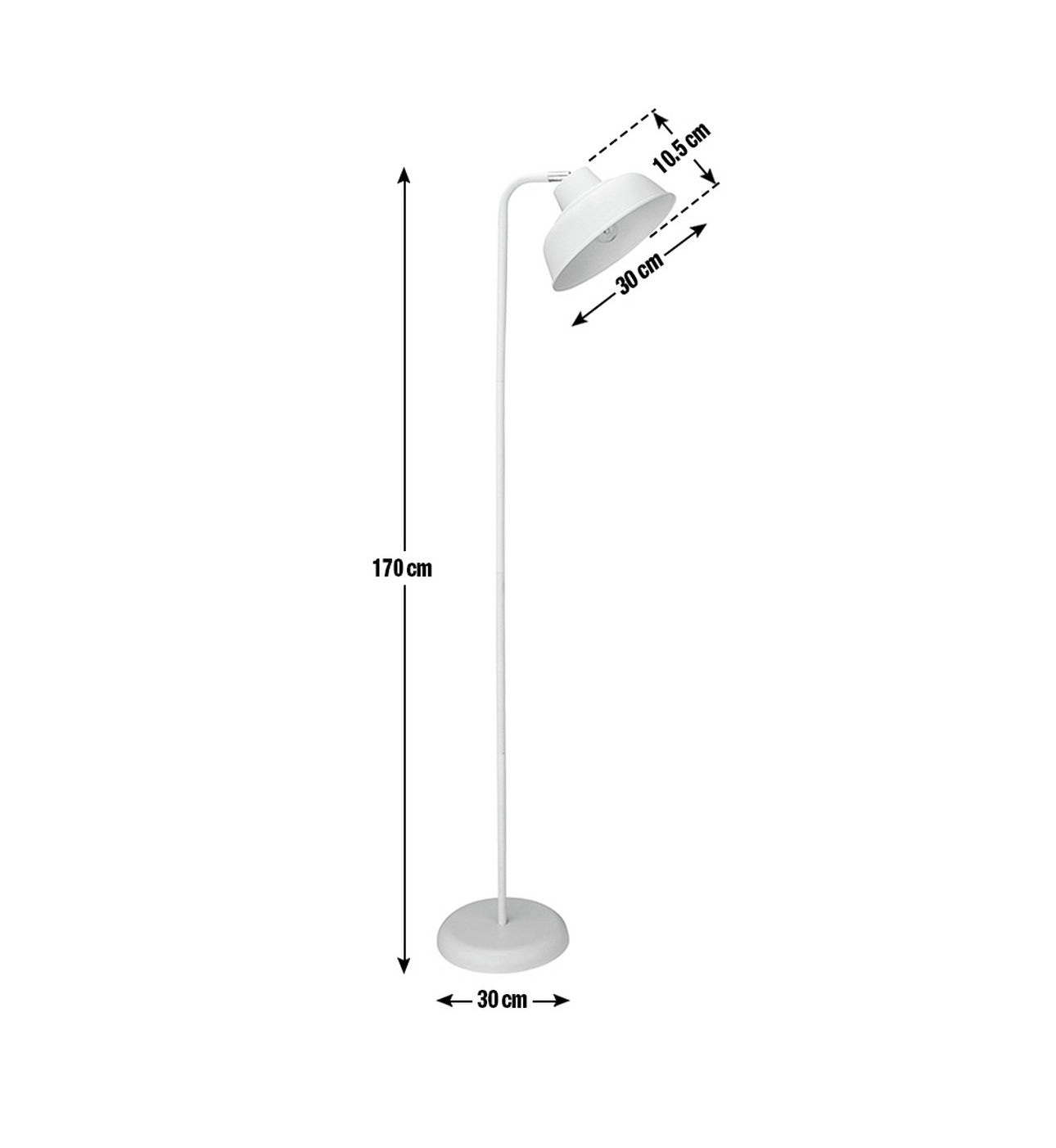 Habitat Benson Floor Lamp - Mustard