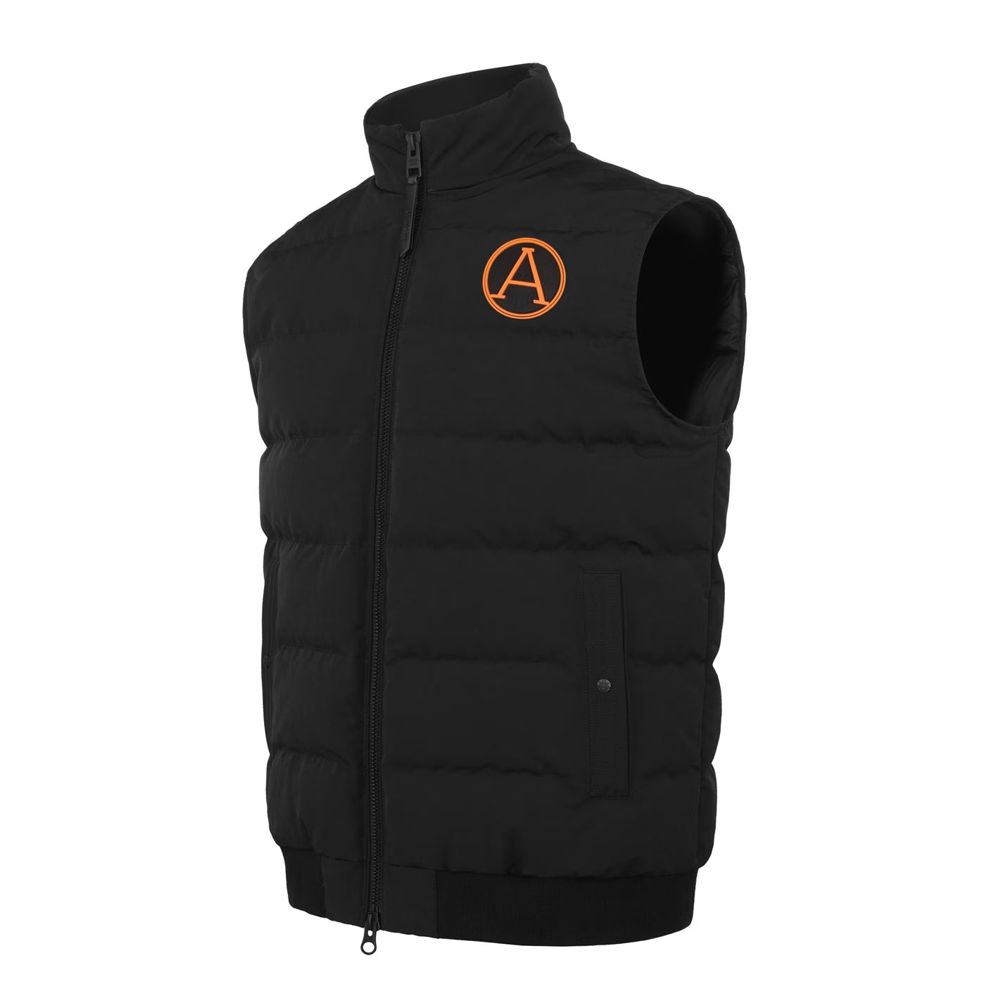 Men's Muskox Baffle Stitching Stand Collar Gilet