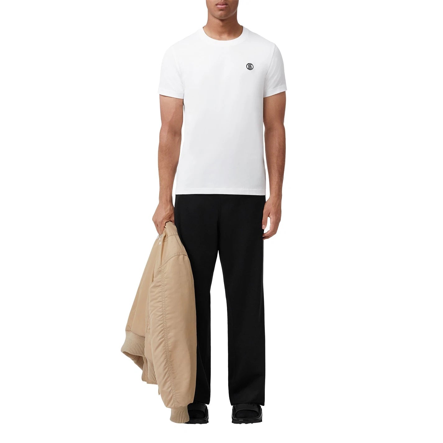 Men's Monogram Motif Cotton T-Shirt