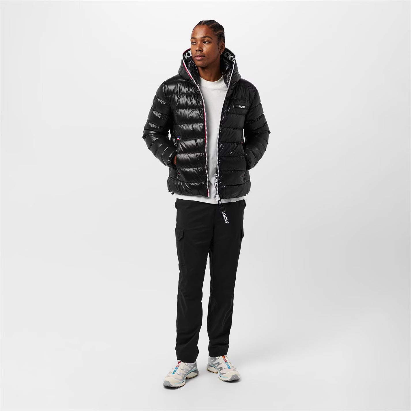 JACK1T Men's Tricolore Insulated Medium Puffer Jacket