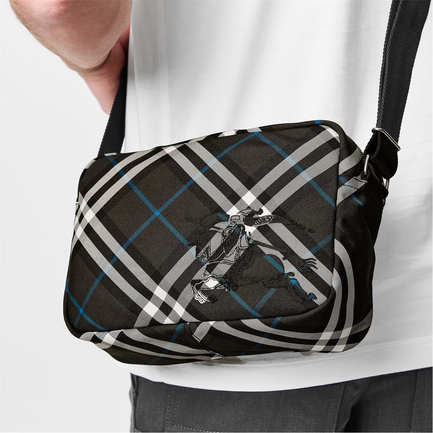 BURBERRY Check Crossbody Bag