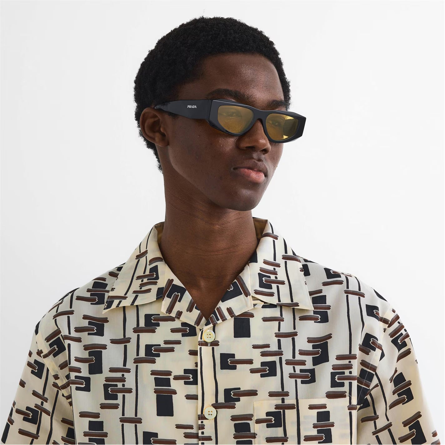 PRADA Men's Shield Sunglasses