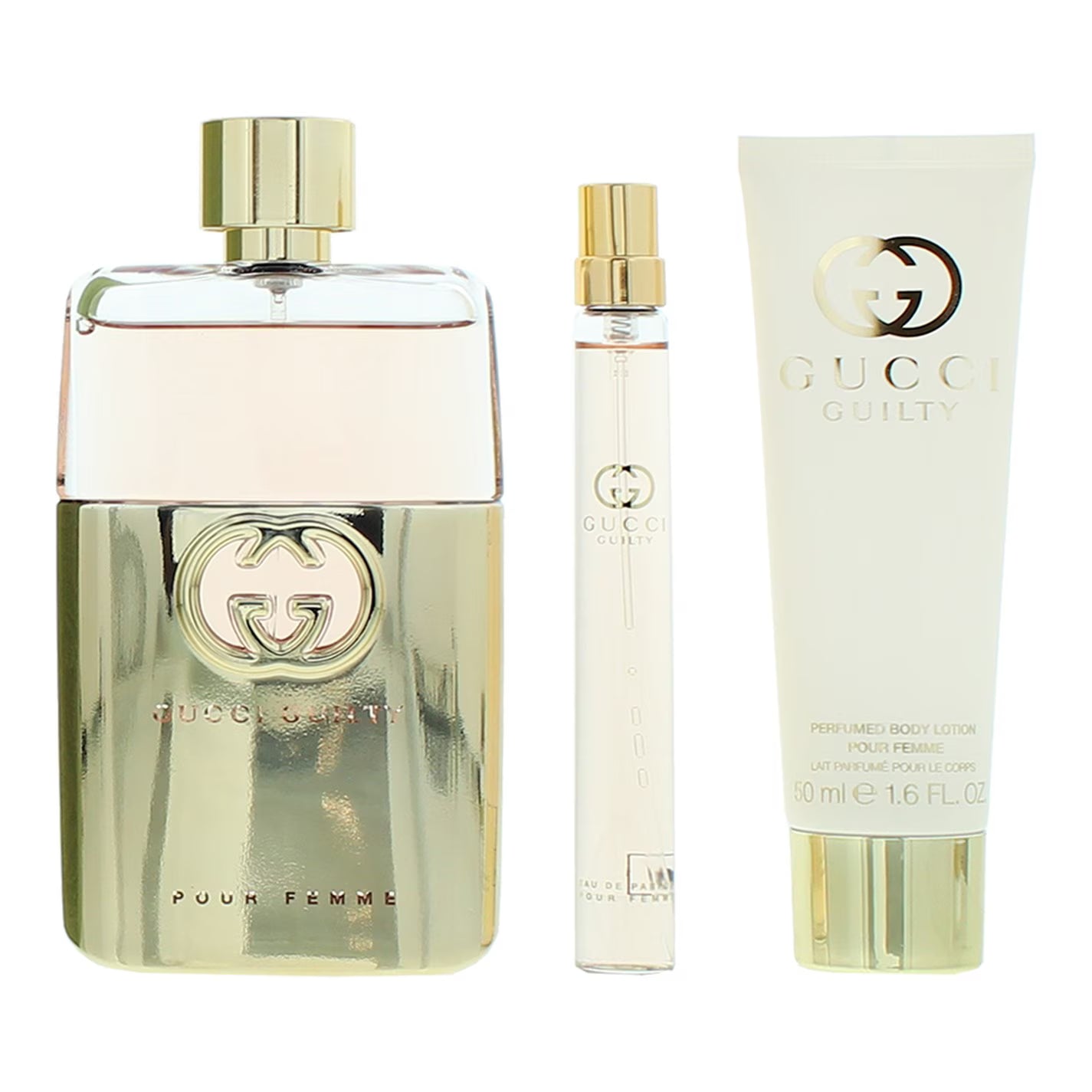 Gucci Guilty Pour Femme 3 Piece Gift Set