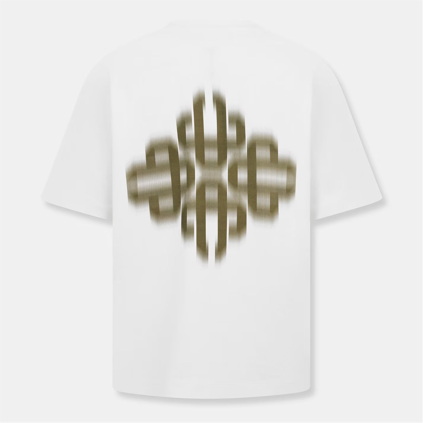Mens Blurred Graphic Emblem T-Shirt