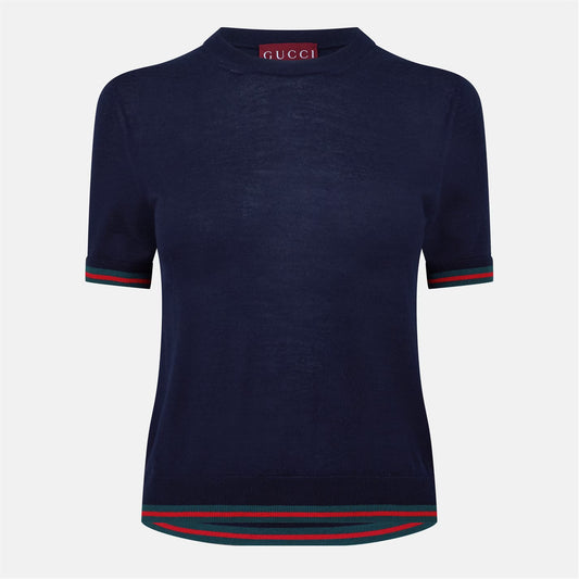 GUCCI Crew Neck Knitted Wool Jumper