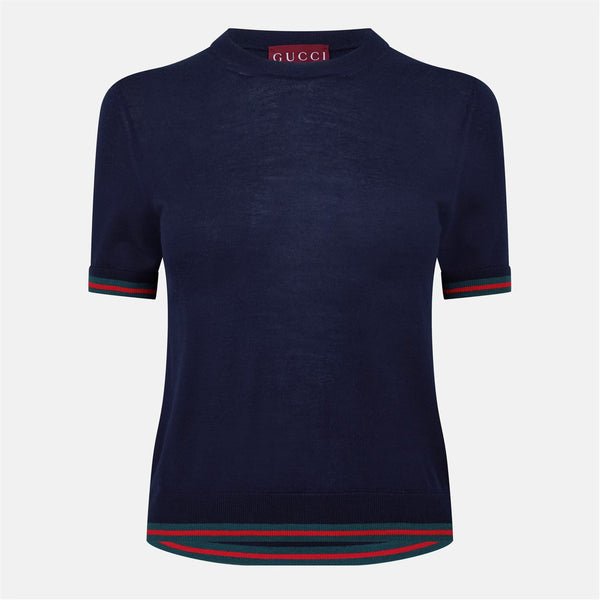 GUCCI Crew Neck Knitted Wool Jumper