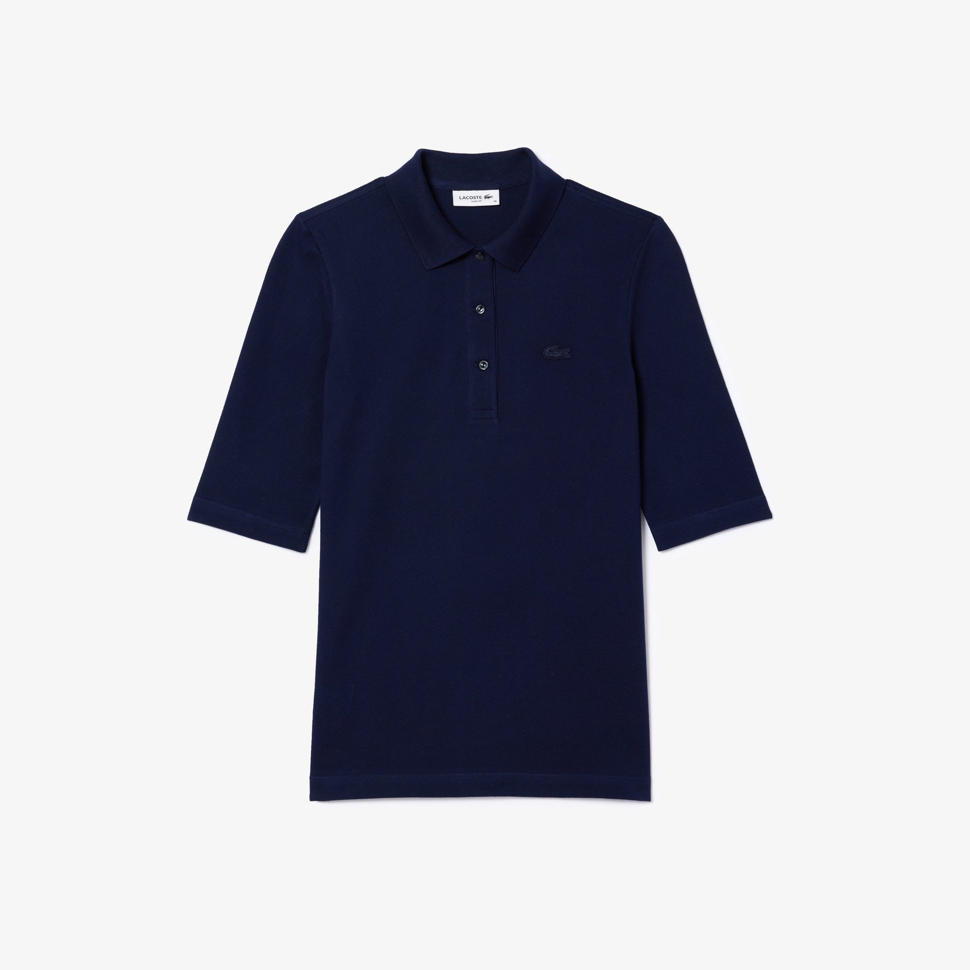 Slim Fit L.12.D Three Quarter Sleeve Polo Shirt