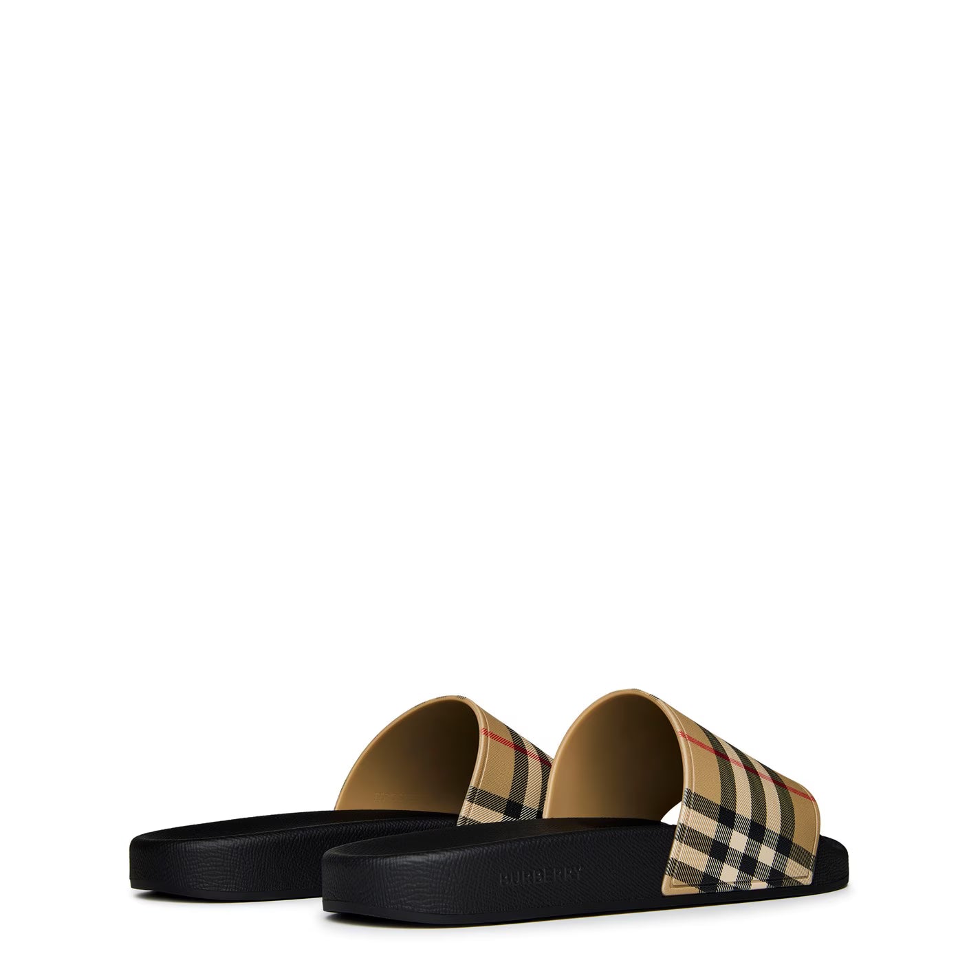 Men's Check Furley Logo Sliders