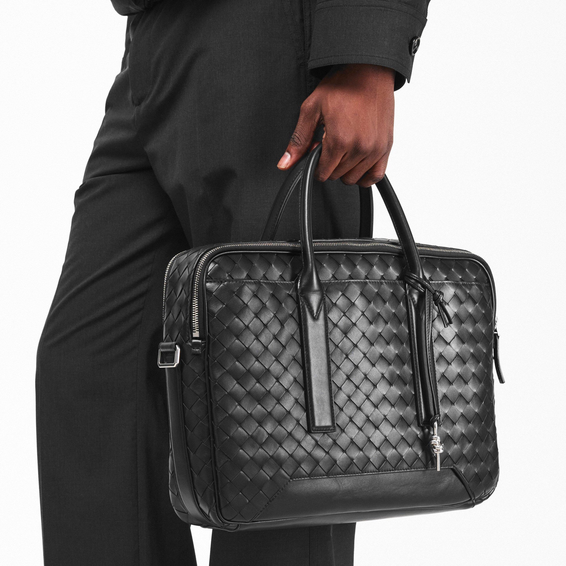 Bottega Veneta Men's BV Intrec Briefcase