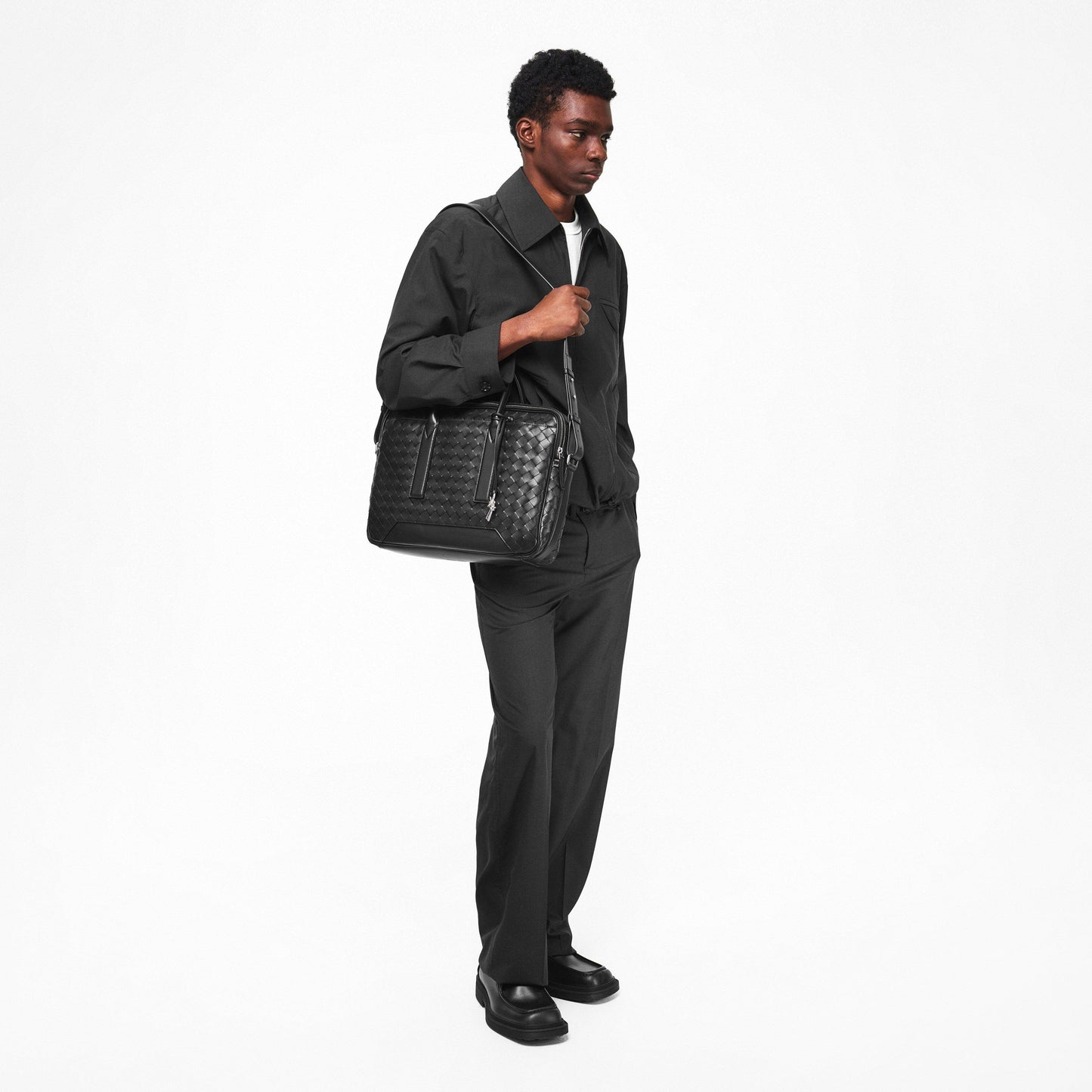 Bottega Veneta Men's BV Intrec Briefcase
